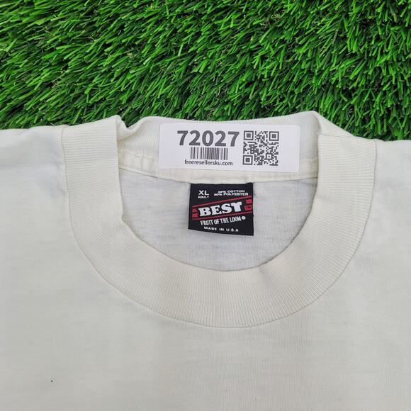 Vintage 80s Fruit-of-the-Loom Shirt XL 23x26 USA - Picture 14 of 16